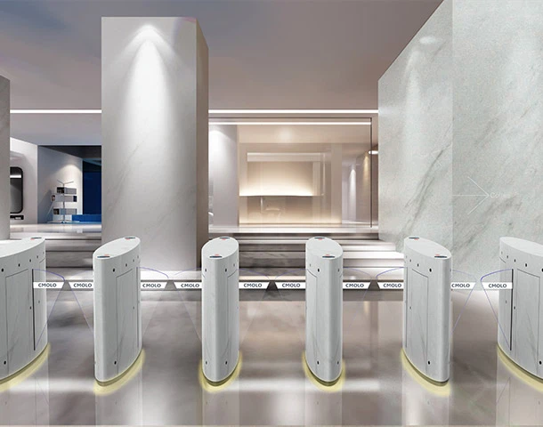 Artificial Stone High-end Flap Barrier Turnstile