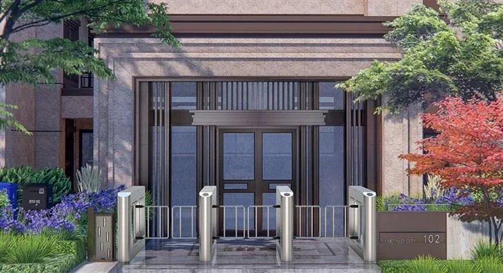 Outdoor speed gate turnstile 4